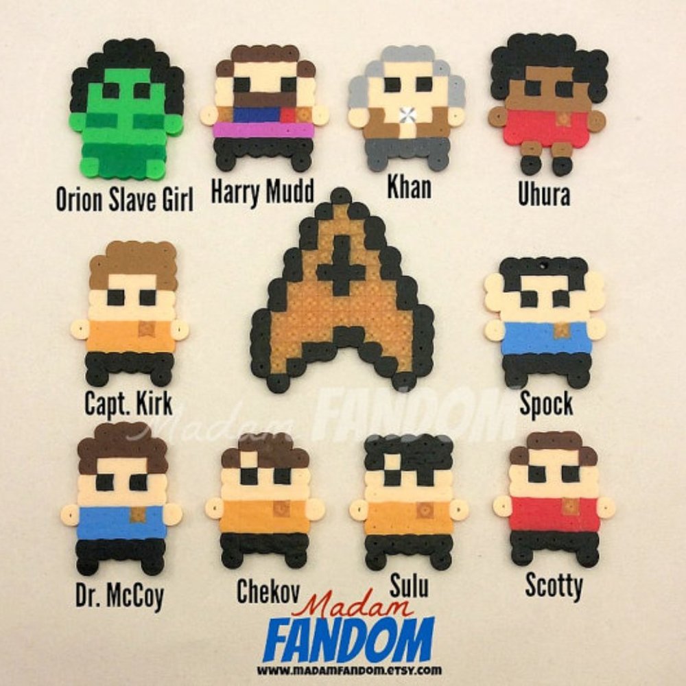 star trek perler beads